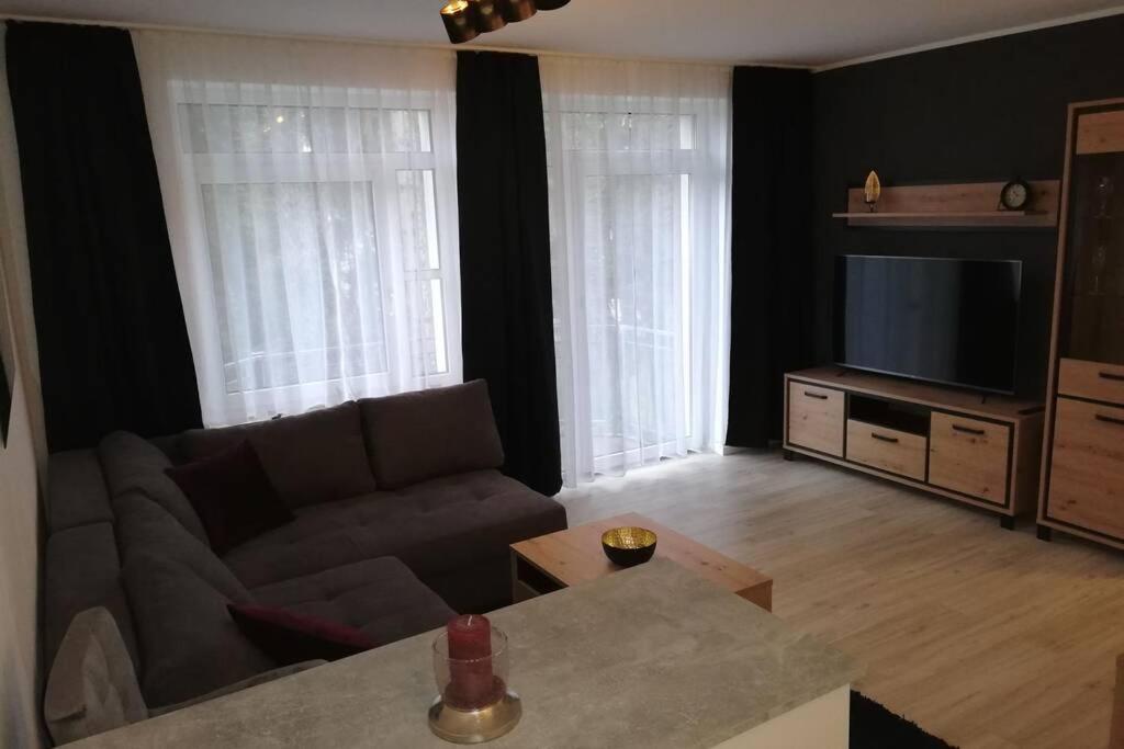 Ferienwohnung Am Kurwald In บัดลิพพ์ชปริงเงอ ภายนอก รูปภาพ